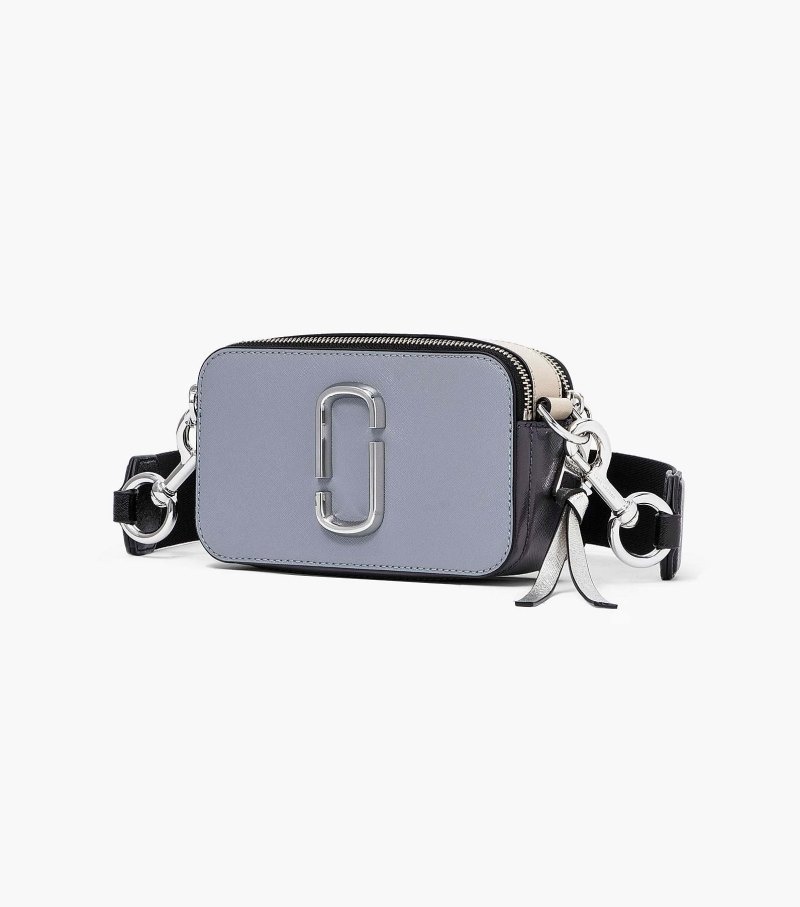 Marc Jacobs The Snapshot Women Camera Bags Grey Multicolor USA | DW0-5208