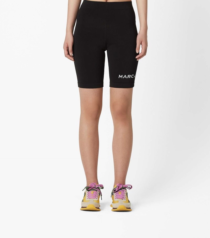 Marc Jacobs The Sport Short Women Shorts Black USA | FV4-3798