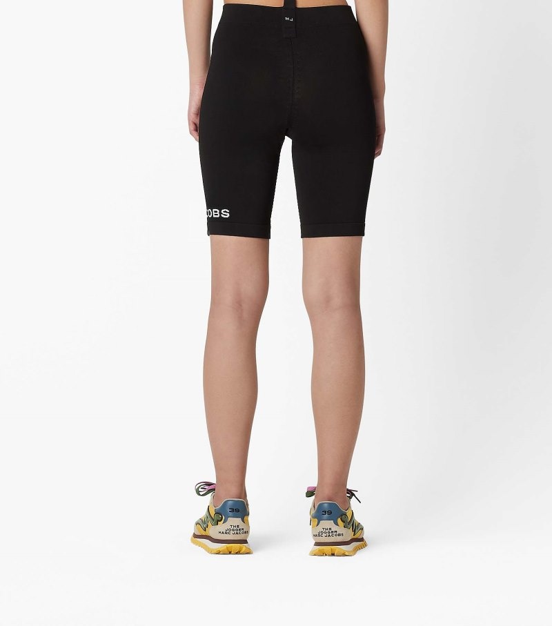 Marc Jacobs The Sport Short Women Shorts Black USA | FV4-3798