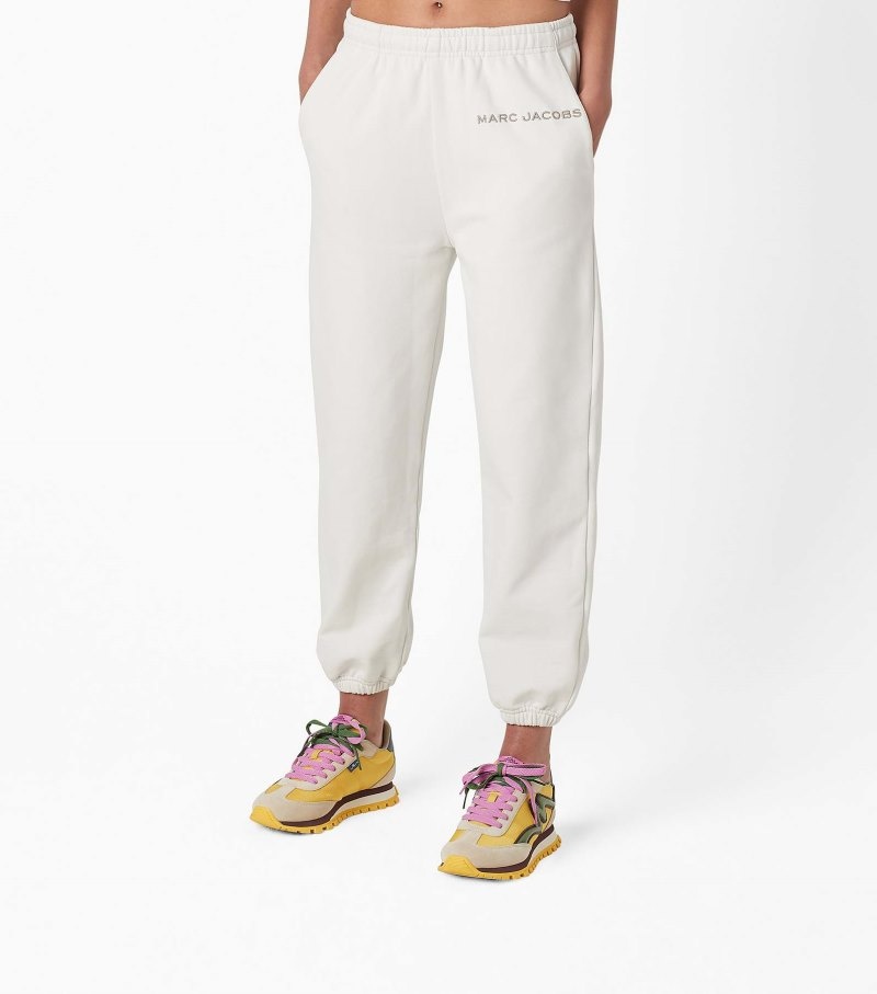 Marc Jacobs The Sweatpant Women Sweatpants White USA | RW8-7143