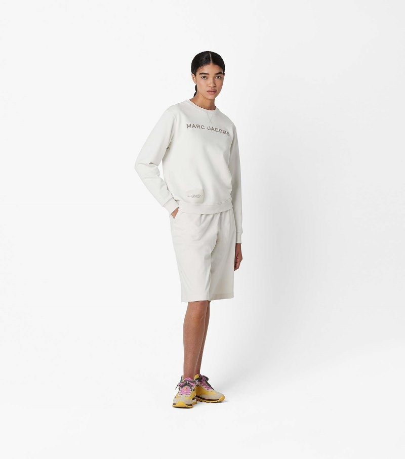 Marc Jacobs The Sweatshirt Women Sweatshirts White USA | UC4-4311