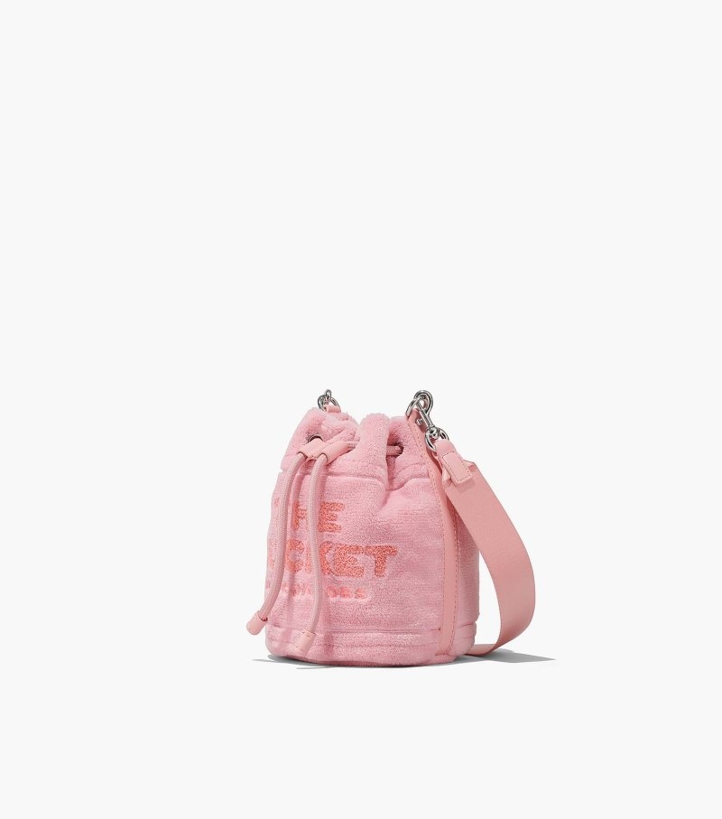Marc Jacobs The Terry Bucket Bag Women Bucket Bags Light Pink USA | EU4-5155