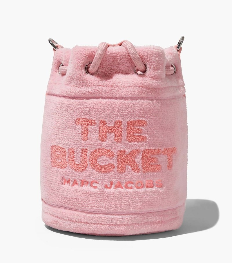 Marc Jacobs The Terry Bucket Bag Women Bucket Bags Light Pink USA | EU4-5155