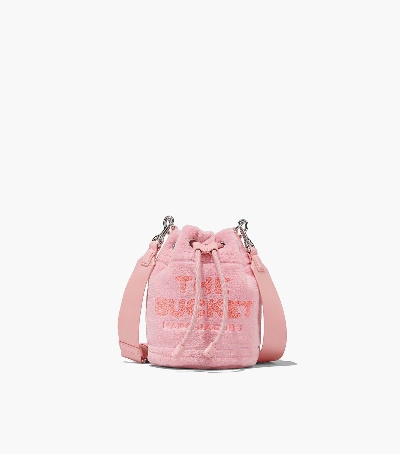 Marc Jacobs The Terry Bucket Bag Women Bucket Bags Light Pink USA | EU4-5155