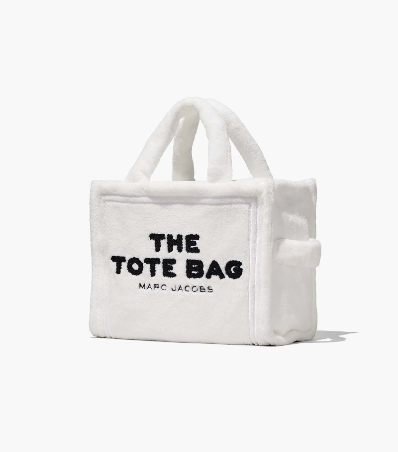 Marc Jacobs The Terry Medium Tote Bag Women Tote Bags White USA | RD5-2444