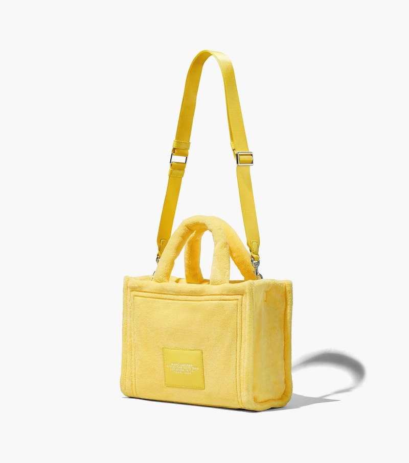 Marc Jacobs The Terry Medium Tote Bag Women Tote Bags Yellow USA | HB3-7022