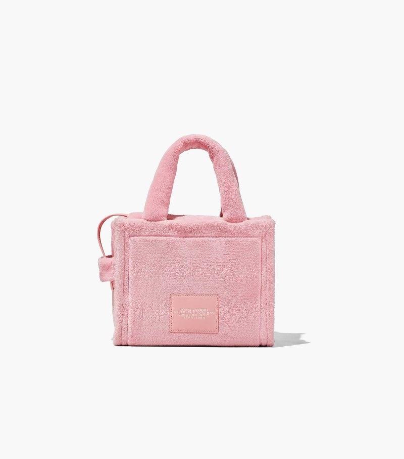 Marc Jacobs The Terry Mini Tote Bag Women Tote Bags Light Pink USA | QV3-8232