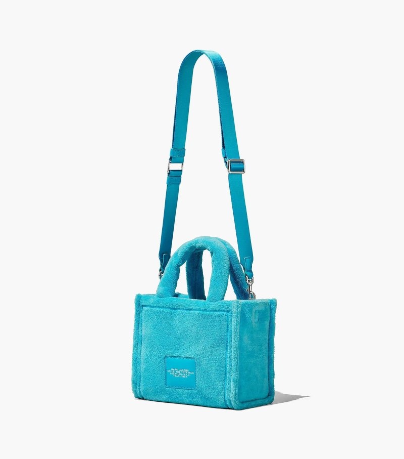 Marc Jacobs The Terry Mini Tote Bag Women Tote Bags Turquoise USA | MZ7-9789