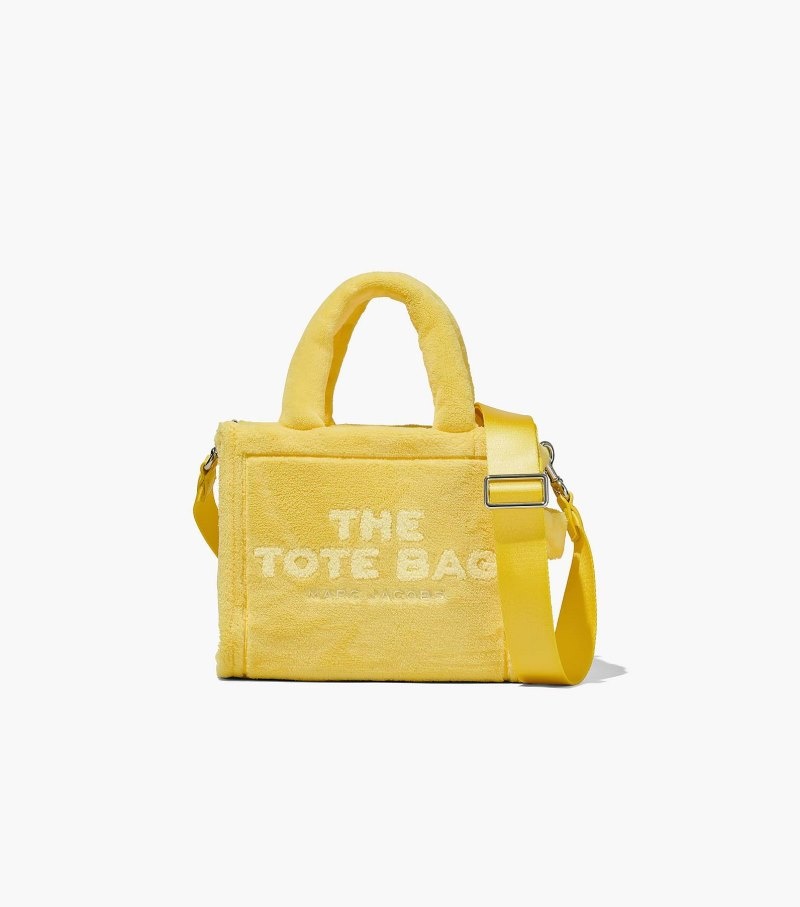 Marc Jacobs The Terry Mini Tote Bag Women Tote Bags Yellow USA | HX6-9350